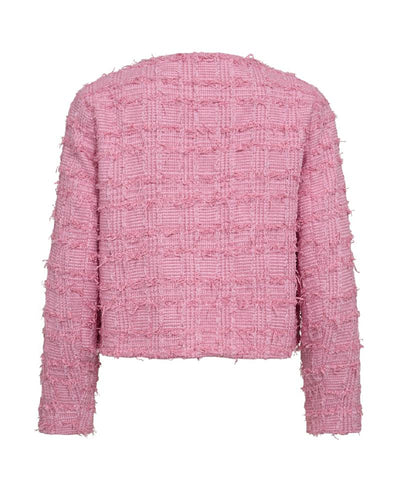 CoCouture CalaCC Check Boucle Jacket - 43 Candyfloss