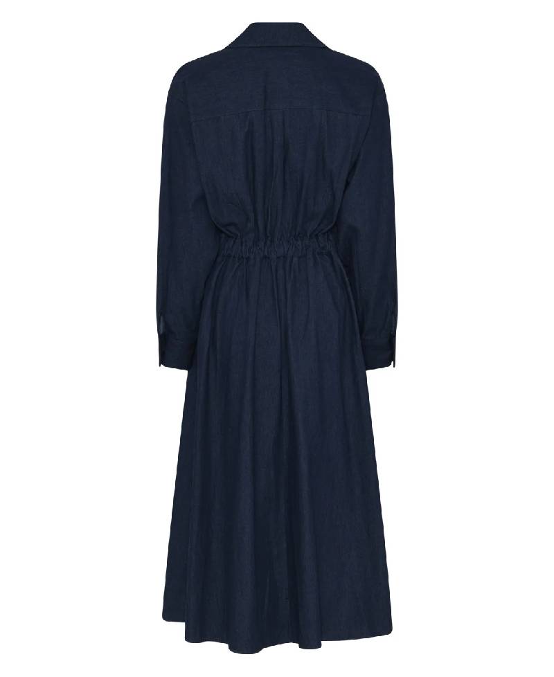 La Rouge Charlotte Dress - Dark Denim