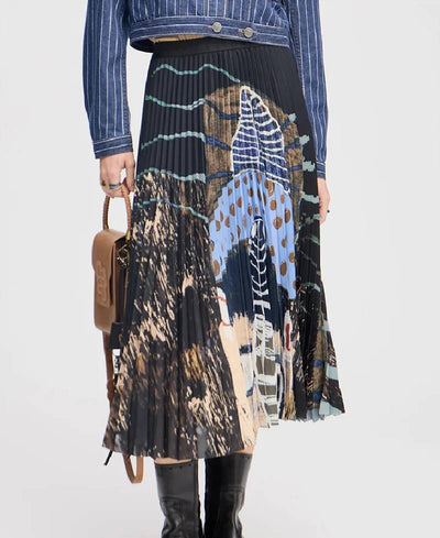 Munthe Charming Nederdel - Print Black