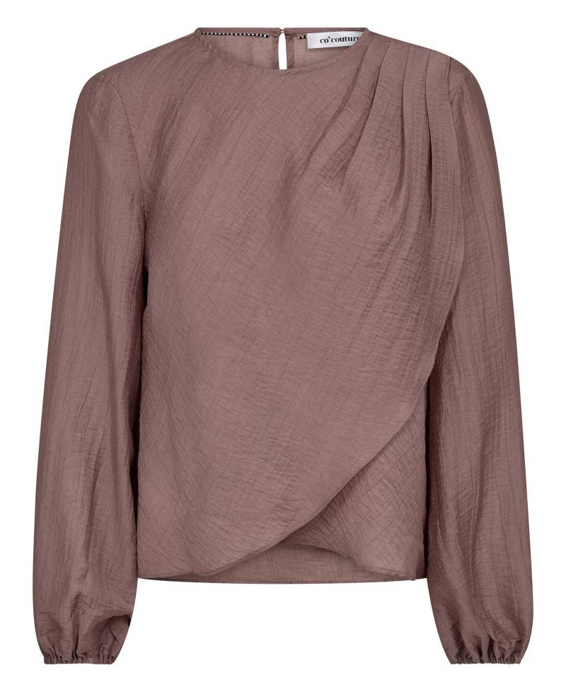 CoCouture ConnyCC Drape Blouse - 103 Old Rose