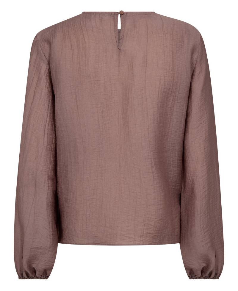 CoCouture ConnyCC Drape Blouse - 103 Old Rose