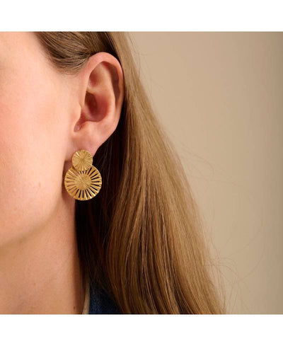 Pernille Corydon Starlight Earrings Length 30mm e-379-gp