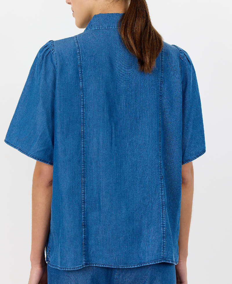 Levete Room LR-Henri 6 Shirt - L606 Medi Blue Denim