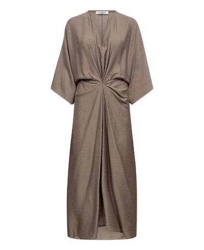 CoCouture Heracc Knot Dress - Walnut