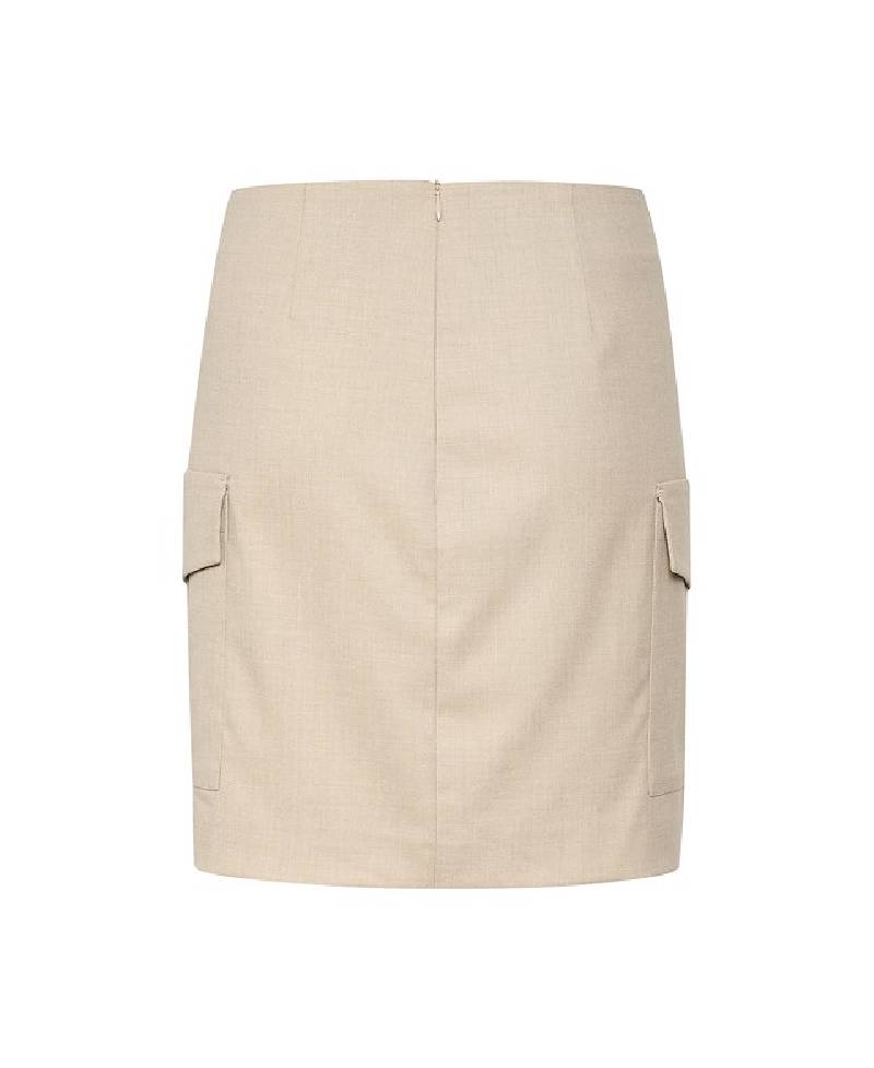 InWear WaiIW Skirt - Mocha Grey Melange