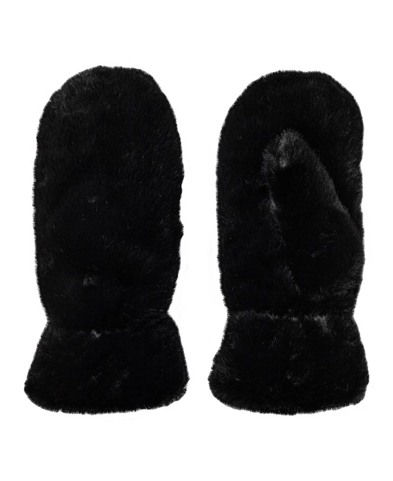 CoCouture IsabelCC Fur Mitten - 96 Black