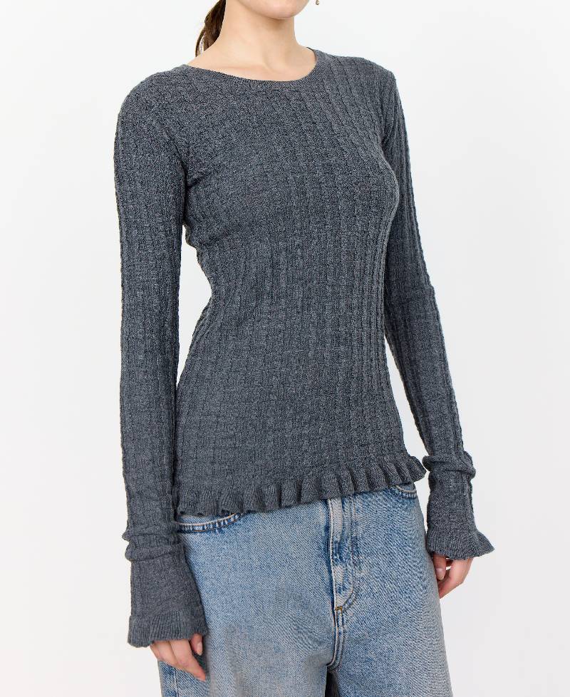 Levete Room LR-Ismaila 13 Knit - L9906 Dark Grey