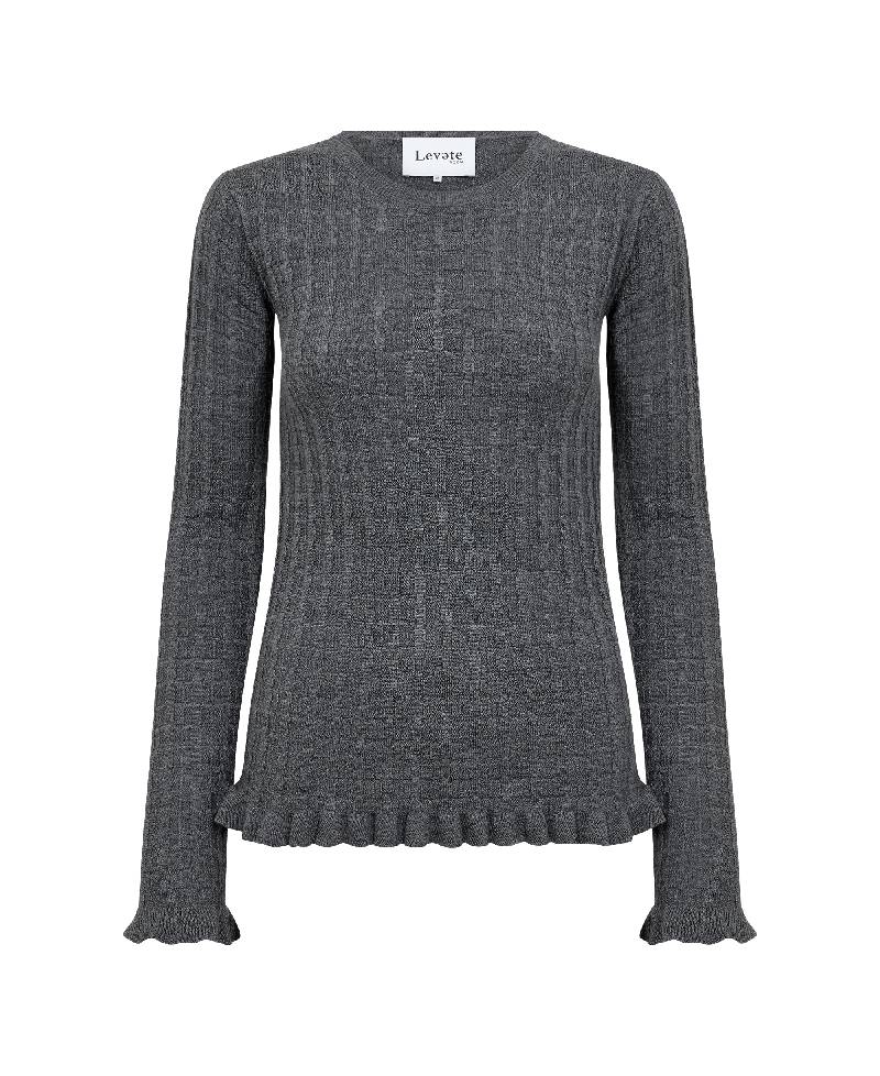 Levete Room LR-Ismaila 13 Knit - L9906 Dark Grey