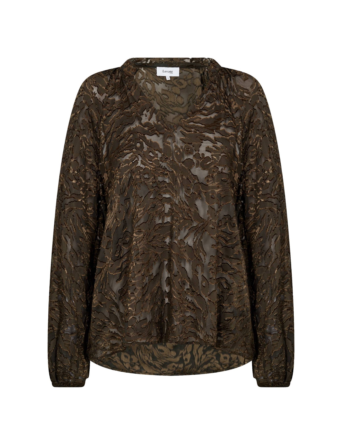 Levete Room LR-Jolanda 2 Blouse - L760 Forest Night