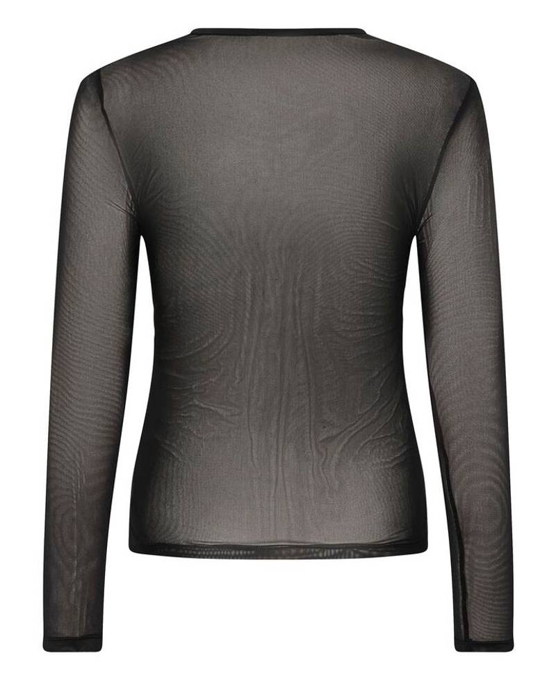 InWear KaiaIW LS Tshirt mesh - 194008 Black