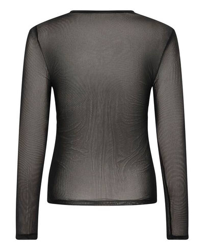 InWear KaiaIW LS Tshirt mesh - 194008 Black