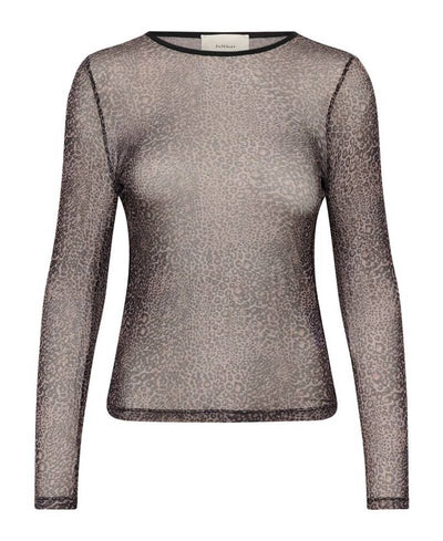 InWear KaiaIW LS Tshirt mesh - 900002777 Griffin Mini Leopard