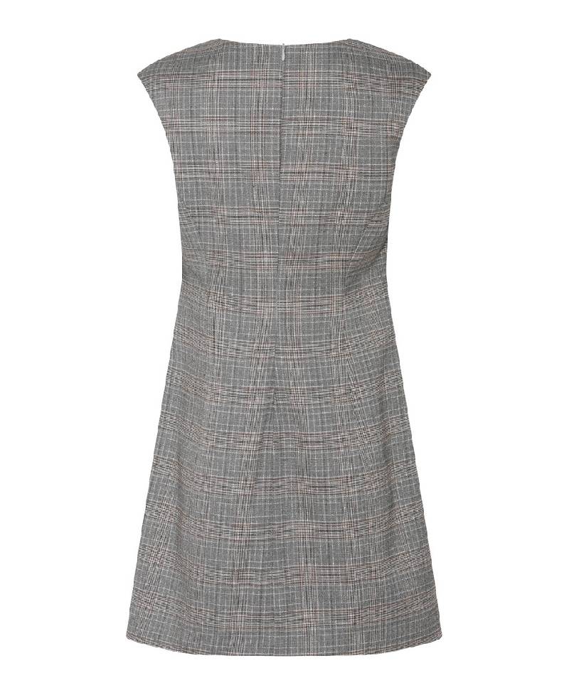 Bruuns Bazaar IpomoeaBBLenesa Dress - Brown Check