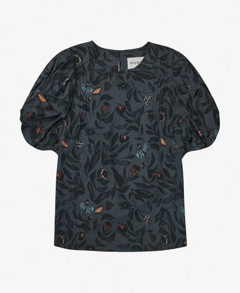 Munthe Lustanna Bluse - Charcoal