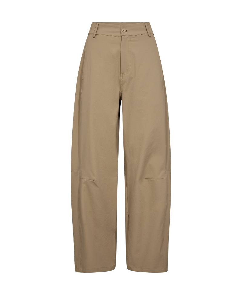 CoCouture Mariacc Pant - 16 Khaki
