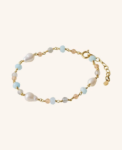 Pernille Corydon Mellow Blue Bracelet -adj. 16-19 cm