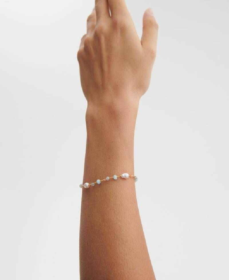 Pernille Corydon Mellow Blue Bracelet -adj. 16-19 cm
