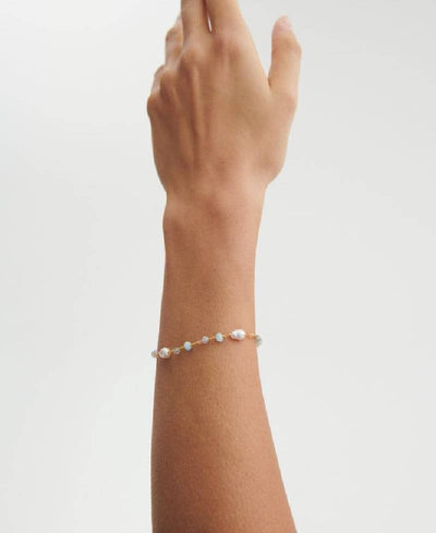 Pernille Corydon Mellow Blue Bracelet -adj. 16-19 cm