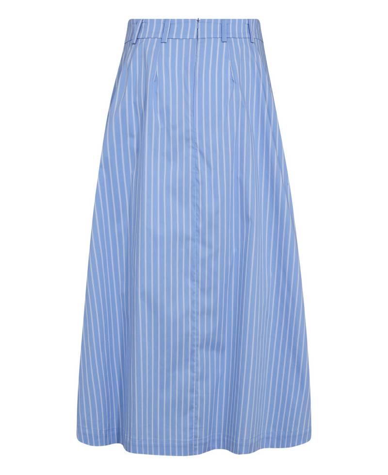 CoCouture Micacc Stripe Pleat Skirt - 23 Pale Blue