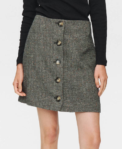 Nümph Nuavey Mini Skirt - 0000 Caviar