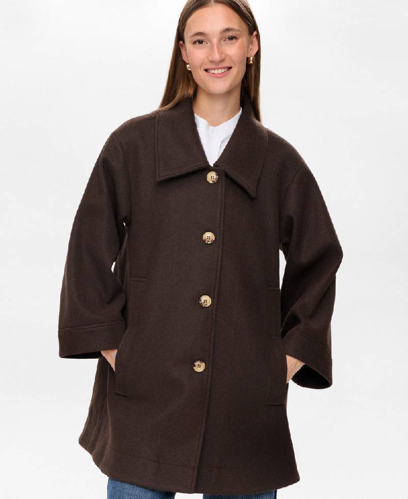 Nümph Nukimberly Coat - 5698 Black Coffee