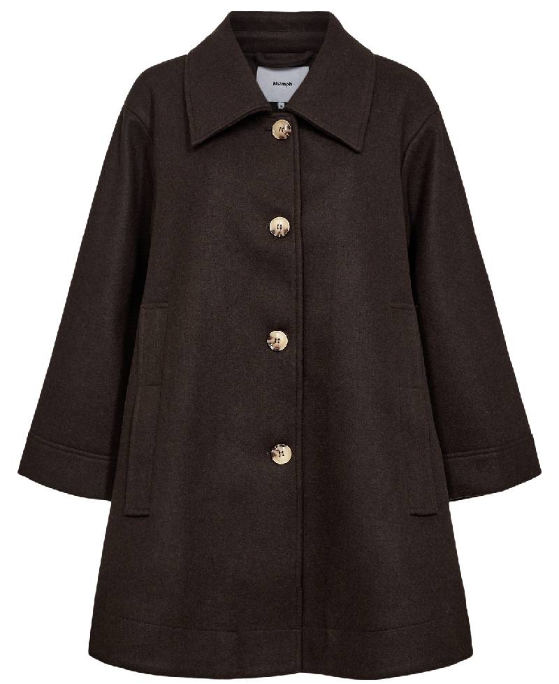 Nümph Nukimberly Coat - 5698 Black Coffee