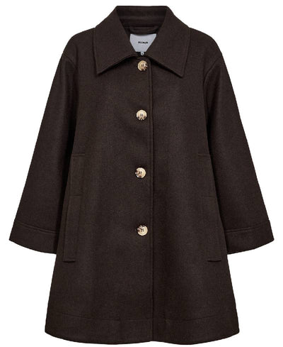 Nümph Nukimberly Coat - 5698 Black Coffee