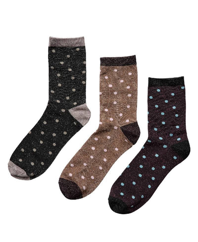 Nümph Nufine Socks 3 pack - 6000 Multi