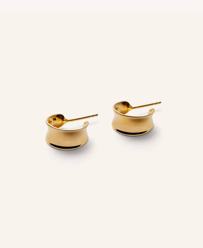 Pernille Corydon Small Reflection Hoops - e-750-gp