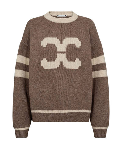 Co Couture RowCC Coco Logo Knit - 154 Walnut