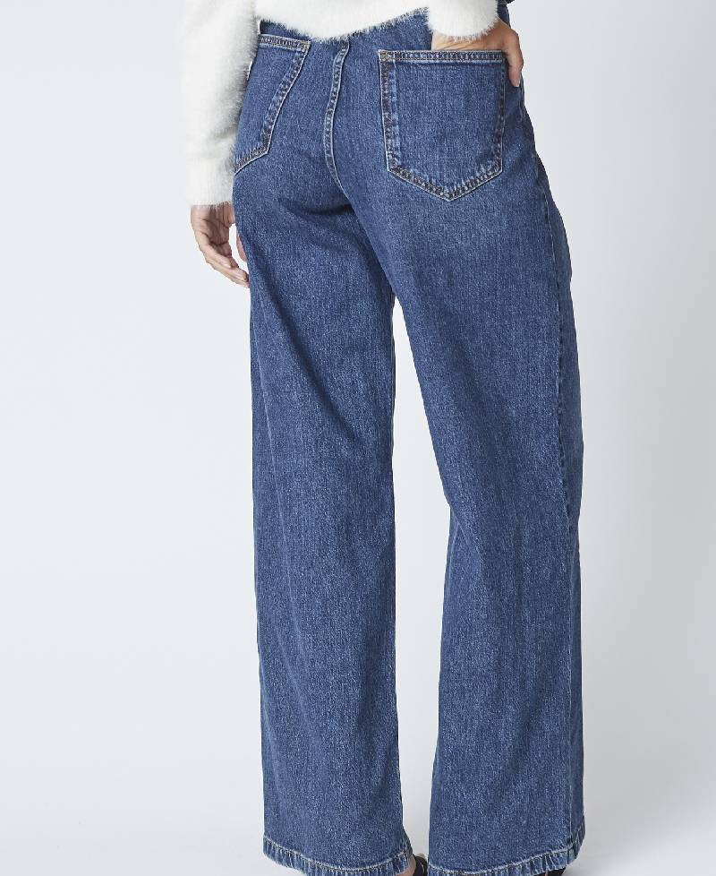CoCouture RumiCC Belt Jeans - 555 Dark Denim
