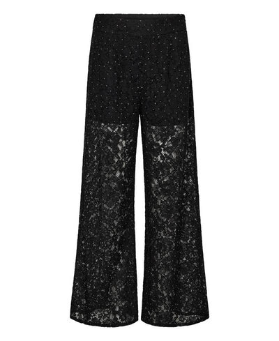 CoCouture Siacc Simili Lace Pant - 96 Black