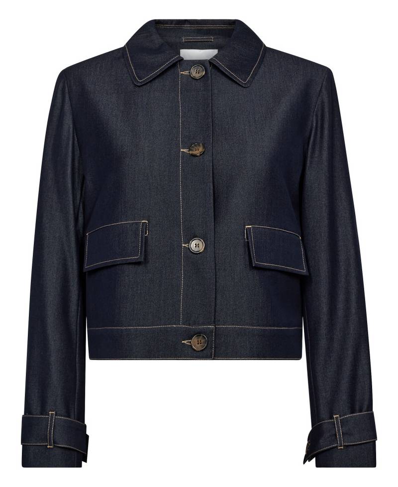 CoCouture TerryCC Denim Jacket - 555 Dark Denim