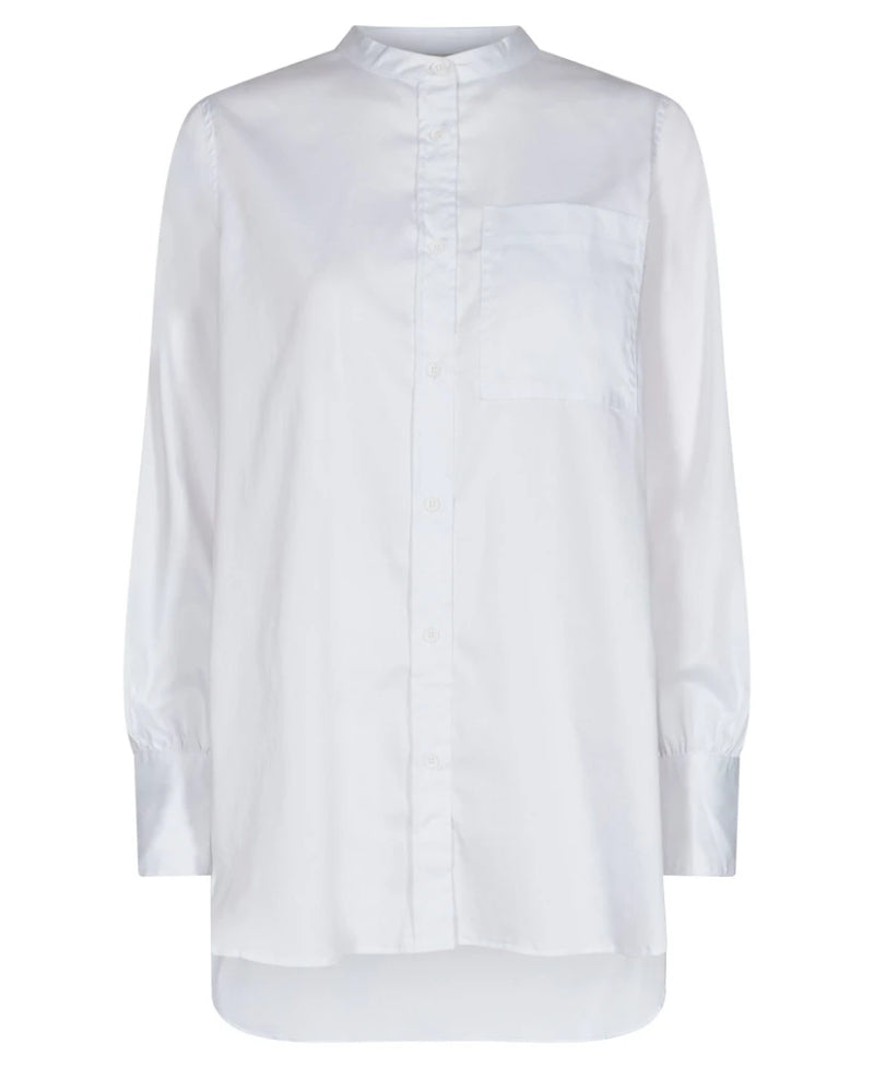 Levete Room Lr-Isla Solid 23 Skjorte - Hvid