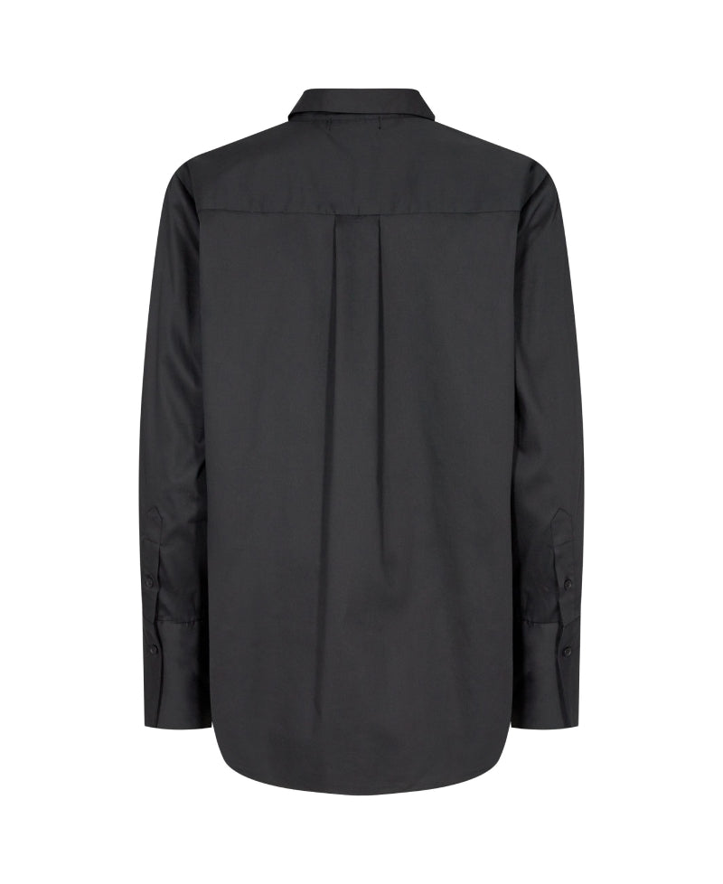 Levete Room Lr-Isla Solid 7 Skjorte - L999 Black