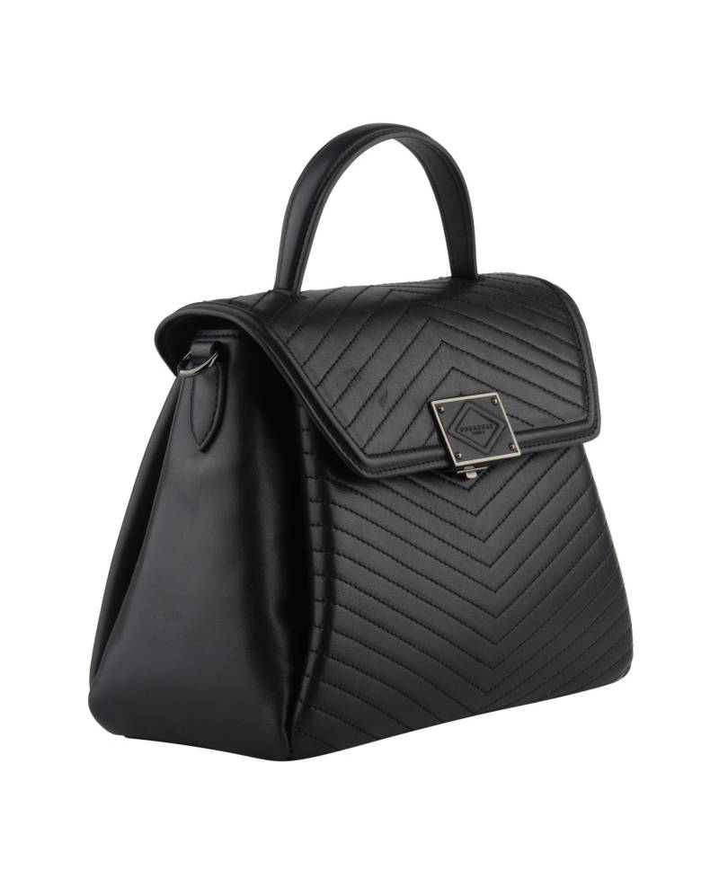 Pourchet Paris Quiltet Carat Bag - Black
