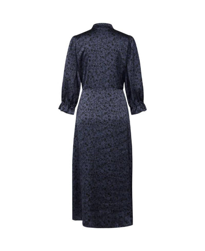 Bruuns Bazaar Acacia Clarena dress - Blue Indigo AOP