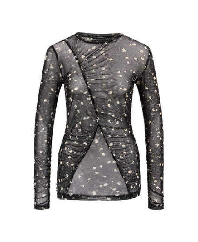 Bruuns Bazaar Thora Lis blouse - Black print