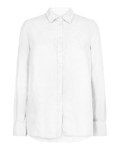 Mos Mosh Karli Linen Shirt - 101 White